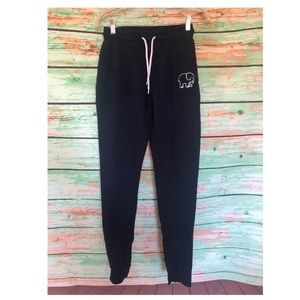 Ivory Ella Fleece Sweatpants w pockets Medium Navy